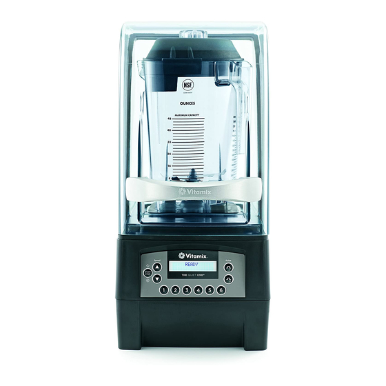 Vitamix The Quiet One Mode D'emploi