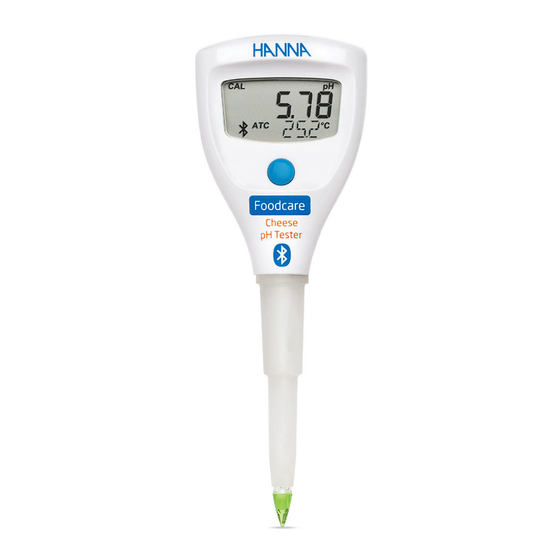 Hanna Instruments HALO 2 HI9810322 Manuel D'utilisation