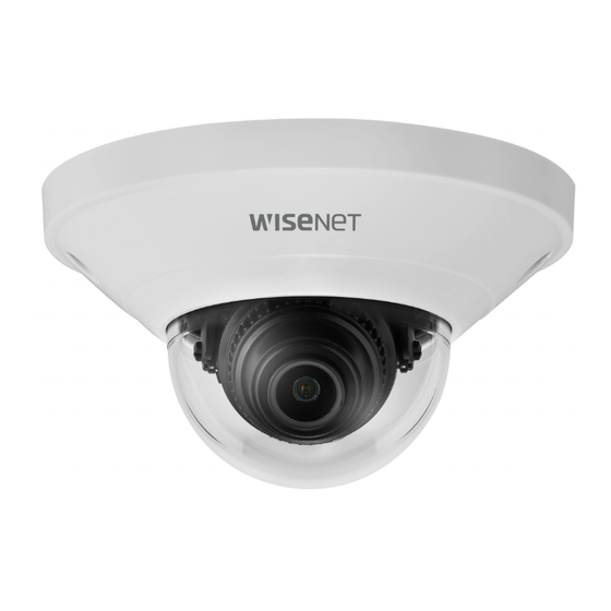Wisenet QND-8021 Manuel En Ligne