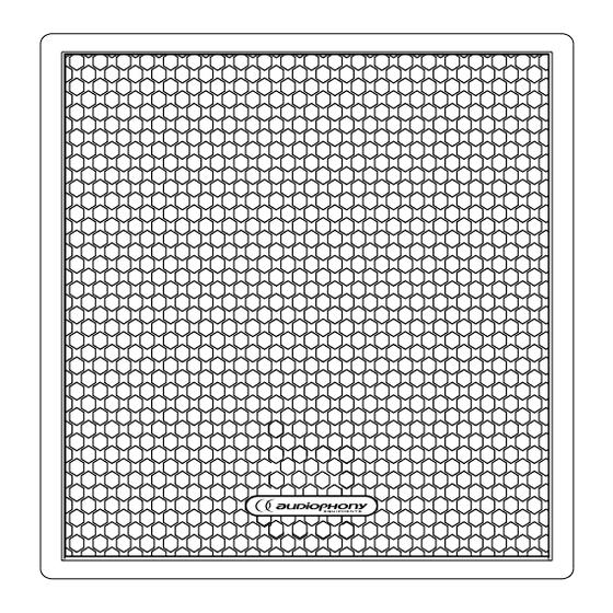 audiophony SUB115-AMP Guide De L'utilisateur