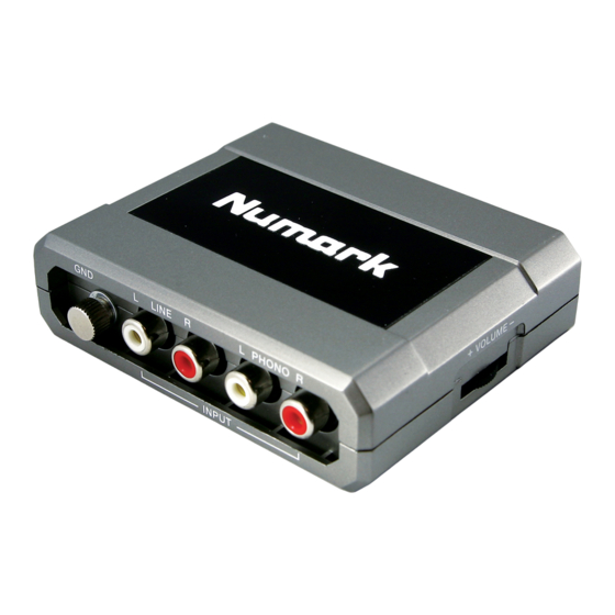 Numark STEREO|iO Guide D'utilisation Simplifié