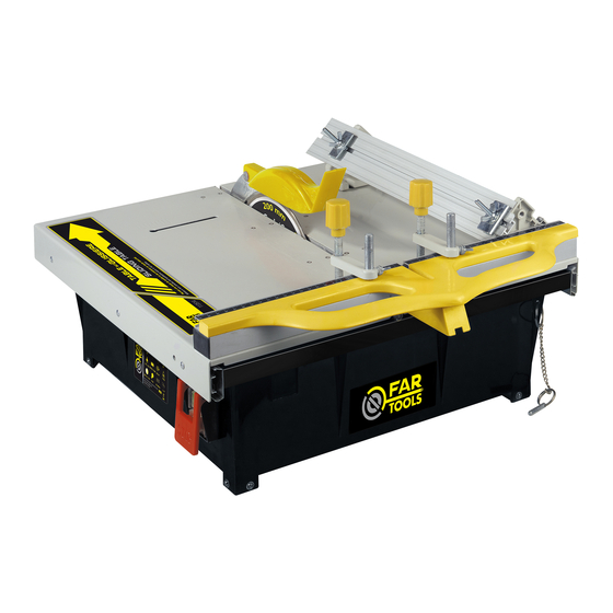 Far Tools TCS 200 Notice Originale