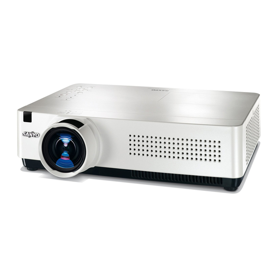 Sanyo PLC-WXU300 Mode D'emploi