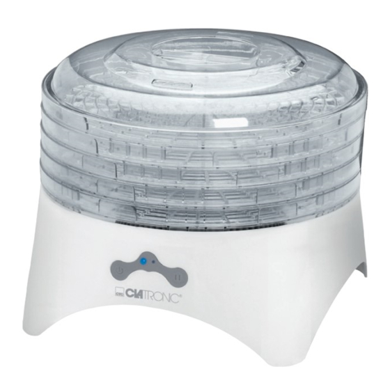 Clatronic DR 3525 Mode D'emploi