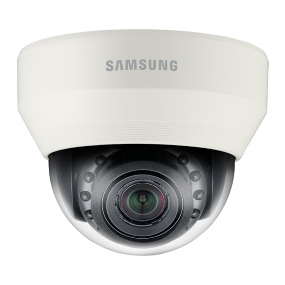 Wisenet SND-6011R Guide De Prise En Main Rapide