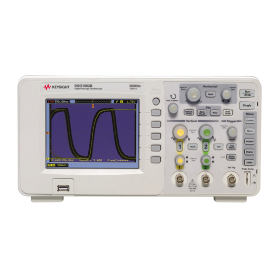 Keysight Technologies 1000B Série Manuels