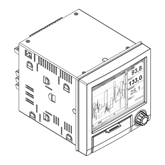 Endress+Hauser Ecograph T Manuel De Mise En Service