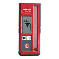 Hilti PRA 20 Mode D'emploi