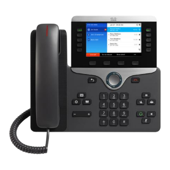 Cisco 8861 Manuel D'utilisation