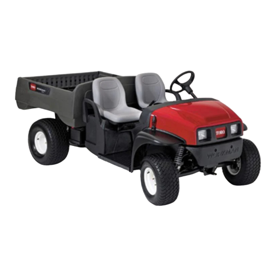 Toro Workman MDX Manuel De L'utilisateur