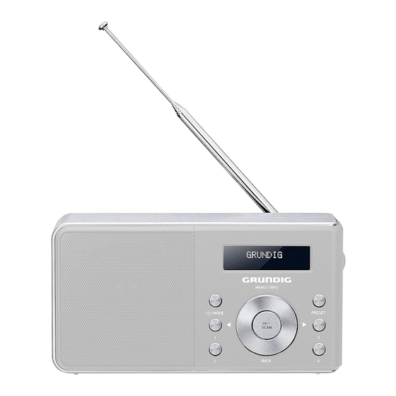 Grundig DiGITALRADIO Music 6000 DAB+ Mode D'emploi