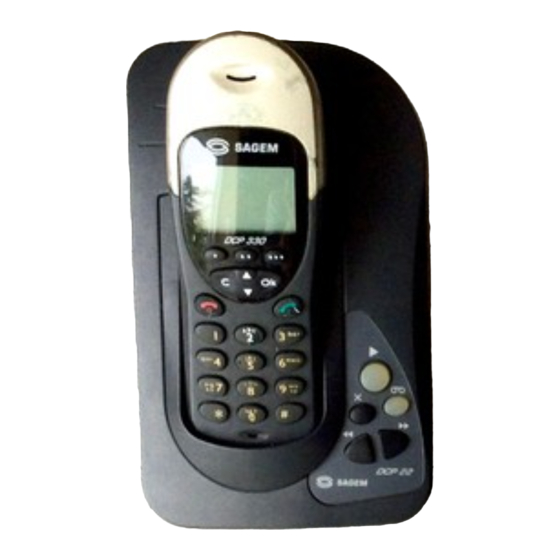 Sagem DCP 300 Manuels