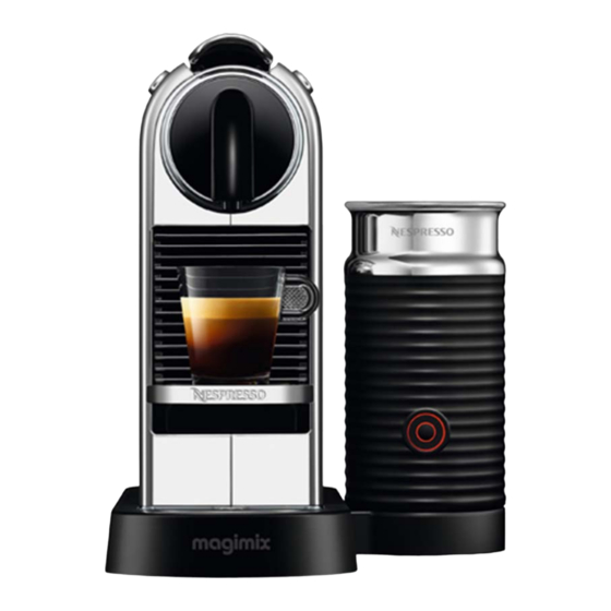 MAGIMIX NESPRESSO CITIZ & MILK 11318 Manuels