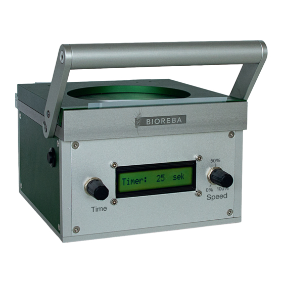Bioreba HOMEX XS Mode D'emploi