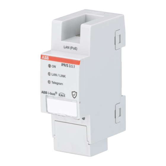 ABB i-bus KNX IPR/S 3.5.1 Manuel Produit