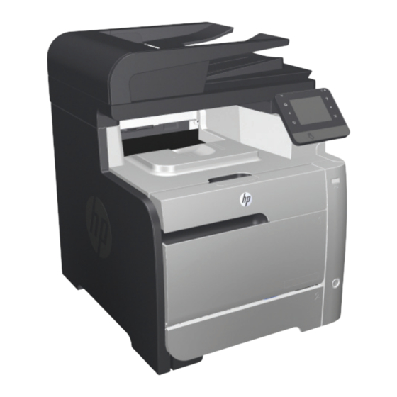 HP Color LaserJet Pro MFP M476dw Manuel De L'utilisateur