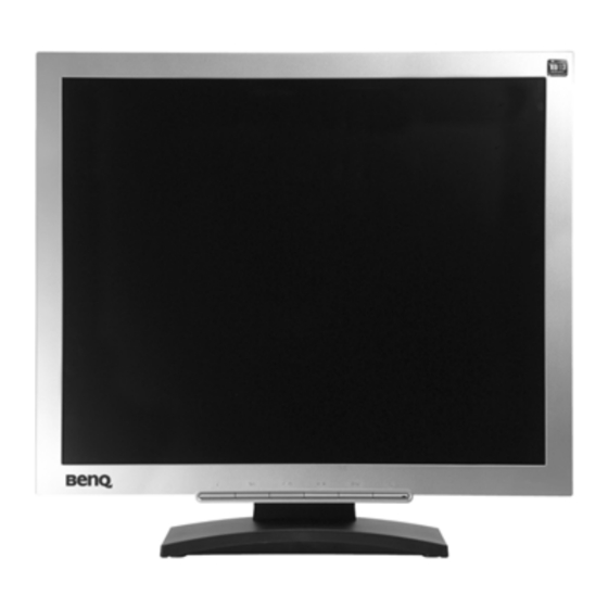 BenQ T905 Manuel De L'utilisateur