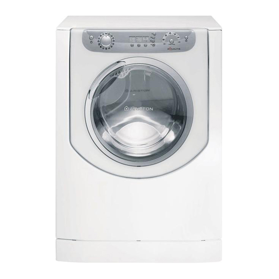 Hotpoint Ariston AQUALTIS AQXGF 149 Mode D'emploi