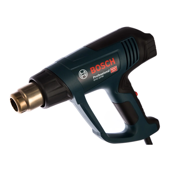 Bosch GHG 23-66 Professional Notice Originale