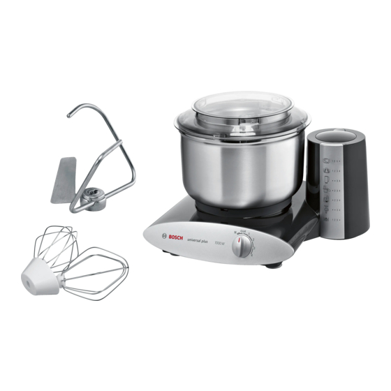Bosch MUM6N Serie Notice D'utilisation