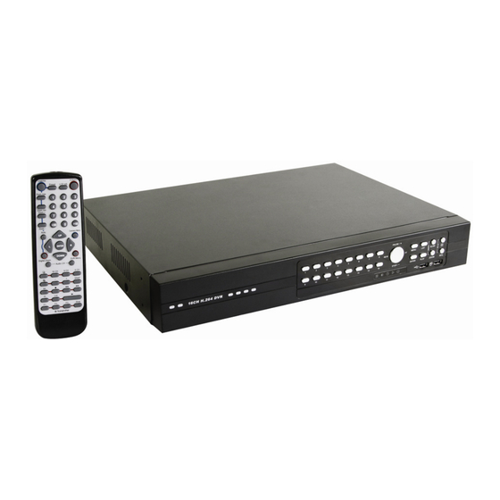Velleman DVR16H1 Guide D'installation Rapide