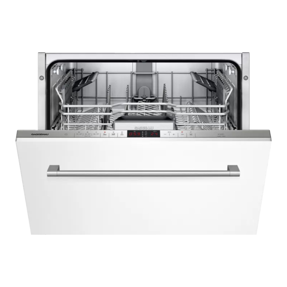 Gaggenau DF260161 Notice D'utilisation