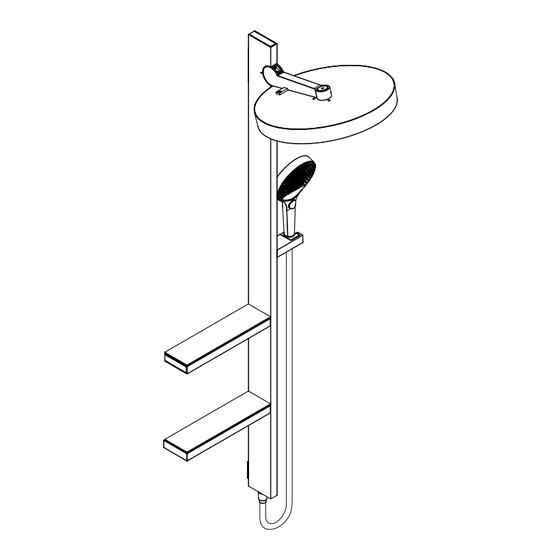 Hansgrohe Rainfinity Showerpipe 360 1jet 26842 Série Instructions De Montage / Mode D'emploi / Garantie