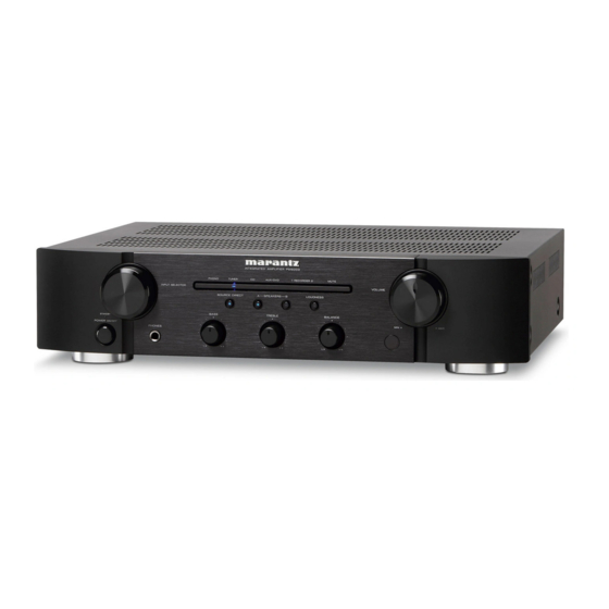 Marantz PM6003 Mode D'emploi