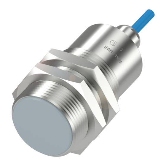 Balluff BES M30MH2-GNX10B-BT02-EXA Notice D'utilisation