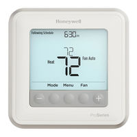 Honeywell Home TH6320U2008 Guide De L'utilisateur