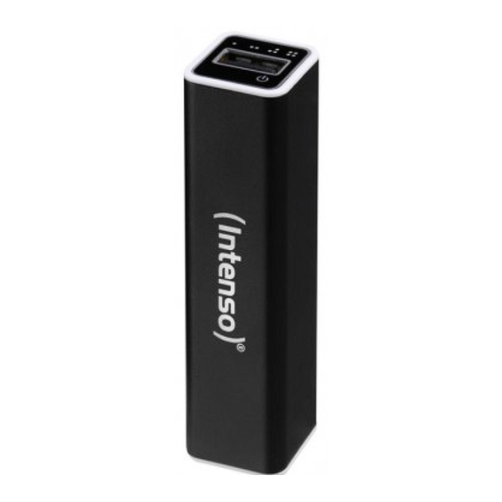 Intenso Powerbank 2600 Notice D'utilisation