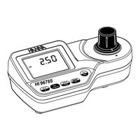 Hanna Instruments HI 96785 Manuel D'utilisation