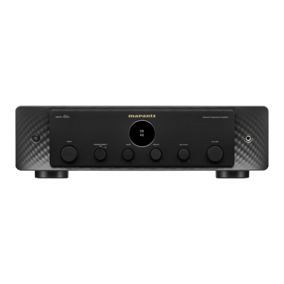 Marantz 60n Manuel De L'utilisateur