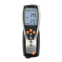 TESTO 635 Mode D'emploi