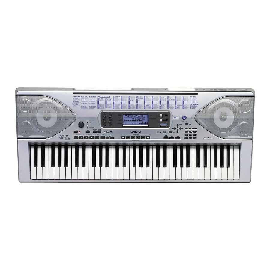 Casio CTK-691 Mode D'emploi