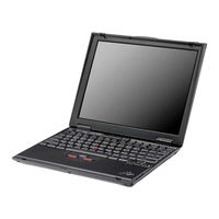 IBM ThinkPad X Série Mode D'emploi