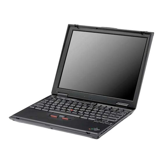 IBM ThinkPad X Serie Mode D'emploi