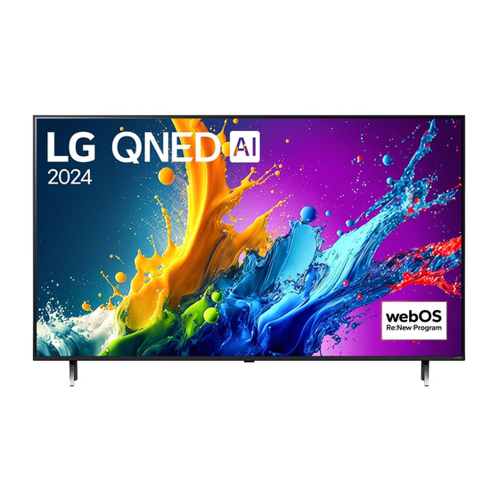 LG 43QNED80 Serie Mode D'emploi