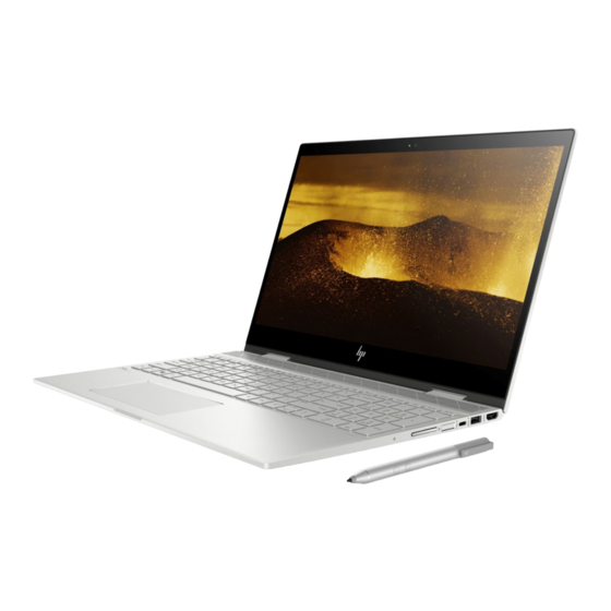 HP ENVY X360 15-CN0009NF Manuel De L'utilisateur