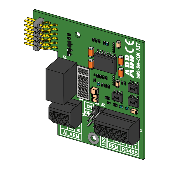 ABB UNO-DM-COM KIT Guide D'installation Rapide