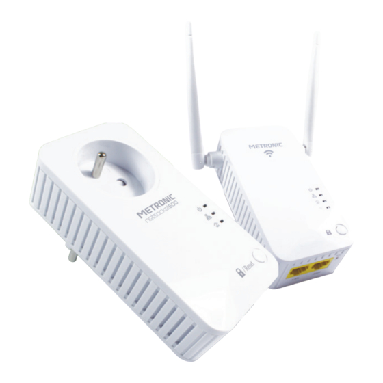 Metronic CPL NETSOCKET 600 WiFi Mode D'emploi