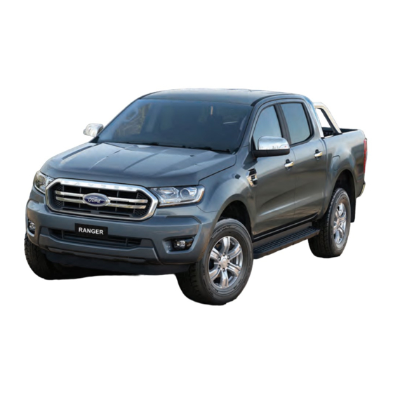 Ford RANGER 2020 Manuel Du Conducteur