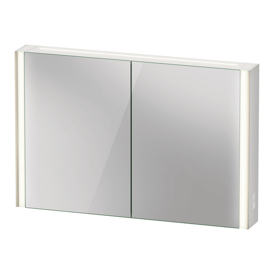 DURAVIT XViu Notice De Montage