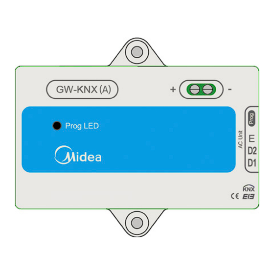 Midea GW-KNX Manuel D'utilisation