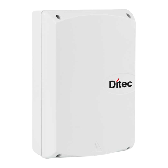 DITEC E1 Notice D'installation