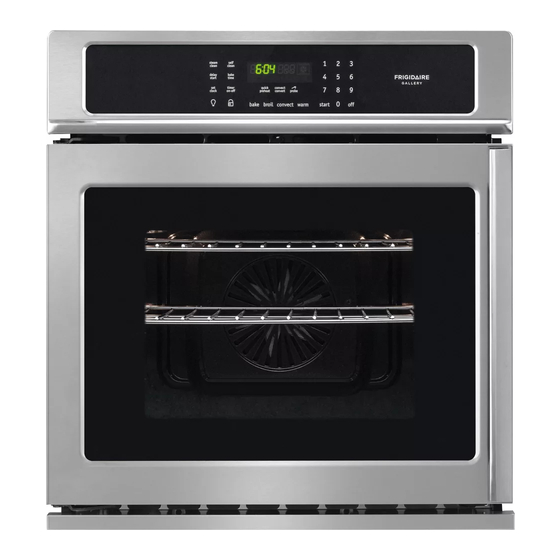 Frigidaire Gallery Serie L'utilisation Et L'entretien