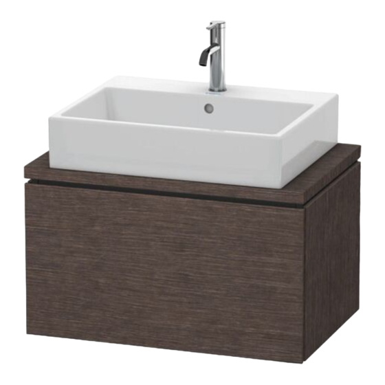 DURAVIT L-Cube LC 5801 Notice De Montage