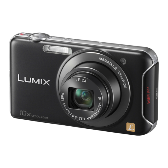 Panasonic Lumix DMC-SZ5 Mode D'emploi De Base