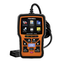 Foxwell NT301 Guide D'utilisateur