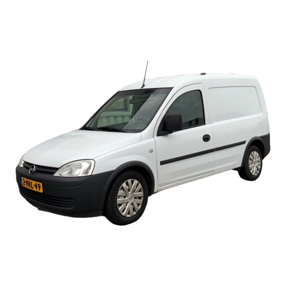 Opel Combo 2010 Mode D'emploi